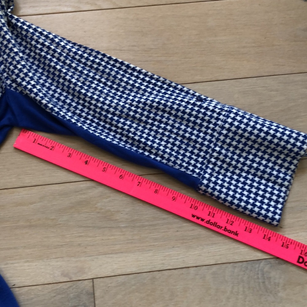Blue & white check button-down shirt, M - Picture 6 of 15